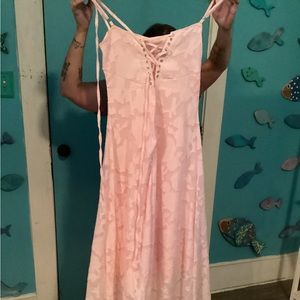 Size Small Pink Dress thin shoulder straps
